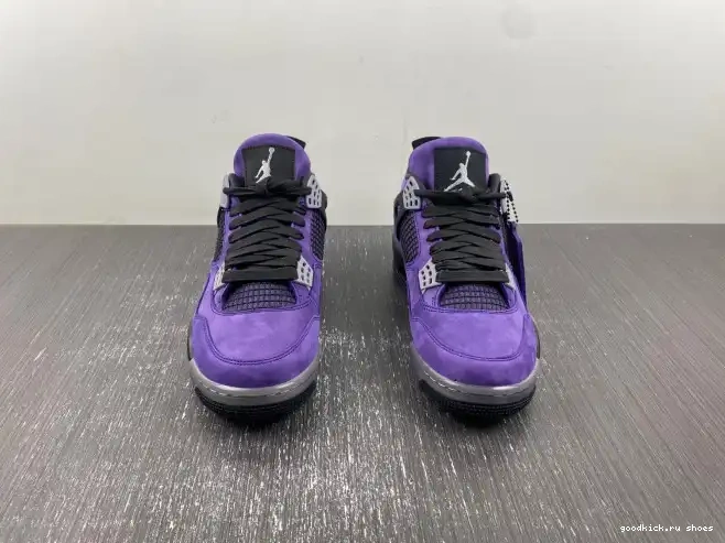 Scott Jordan Air Purple 4 Suede Travis x 0426